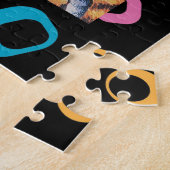 ルイワーインママ猫と子猫パズル ジグソーパズル (側面)