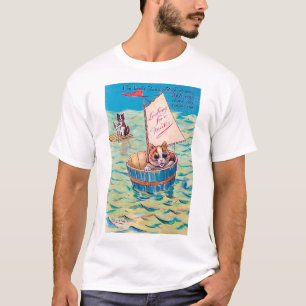 ルイワーイン海の孤独な猫 Tシャツ