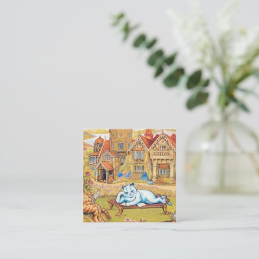 ルイワーイン – サマーティーパーティー スクエア名刺 (スタンド正面)