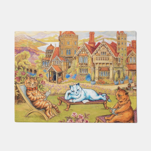 ルイワーイン – サマーティーパーティー ドアマット (正面)