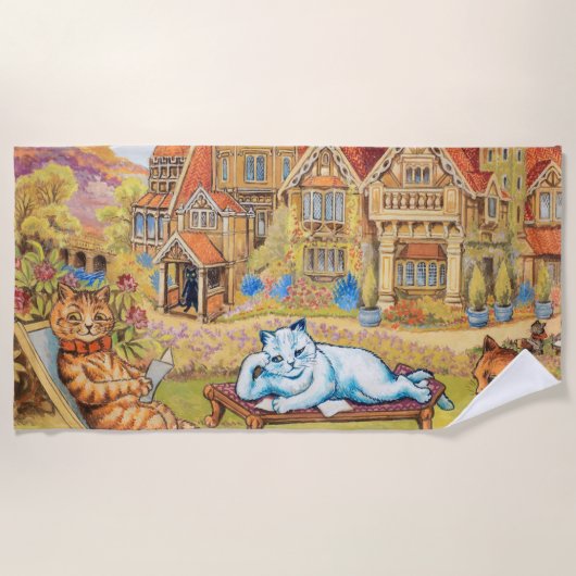 ルイワーイン – サマーティーパーティー ビーチタオル (正面)