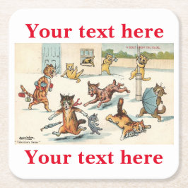 ルイワーイン スクエアペーパーコースター