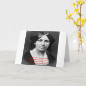 ルイーサメイアルコットリトルキングダム引用文挨拶 カード (黄色い花)