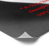 ルイーサメイアルコットリトルキングダム知恵引用文ポー ポスター (角)