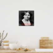 ルイーサ・メイ・アルコット「悪の金の根」知恵/フモ ポスター (キッチン)