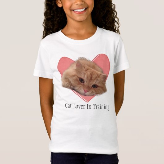 ルイージ訓練の猫好き Tシャツ (正面)