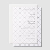 ルイーズシンプルモダン結婚式日付を保存 ベラム紙招待状 (オフセット (招待状))