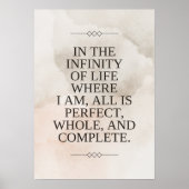 ルイーズ引用文 – すべて完璧 ポスター (正面)