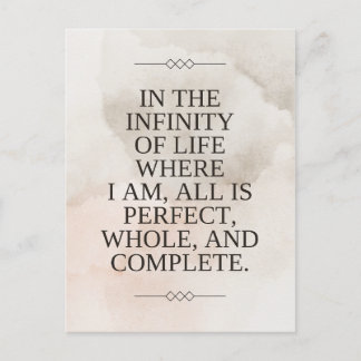 ルイーズ引用文 – すべて完璧 ポストカード