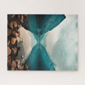 ルイーズ湖，カナダ。パノラマランドスケープパズル ジグソーパズル (横)