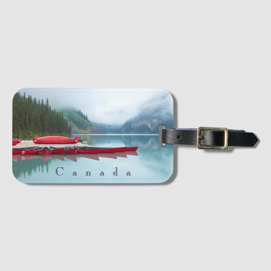 ルイーズ湖 カナダ ラゲッジタグ (正面横)