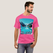 ルイーズ湖 – カナダ Tシャツ (正面フル)