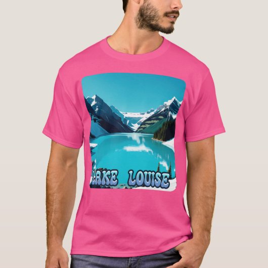 ルイーズ湖 – カナダ Tシャツ (正面)