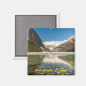 ルイーズ湖、バンフ国立パーク、アルバータ、カナダ マグネット (正面/裏面)