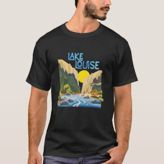 ルイーズ湖 バンフ国立公園 アルバータ州 カナダ Tシャツ
