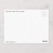 ルイーズ湖, バンフ, アルバータ州, カナダ ポストカード (裏面)