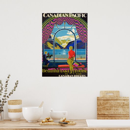 ルイーズ湖 ポスター (キッチン)