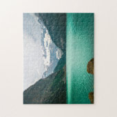 ルイーズ・バンフ・アルバータ湖。 ジグソーパズル (縦)