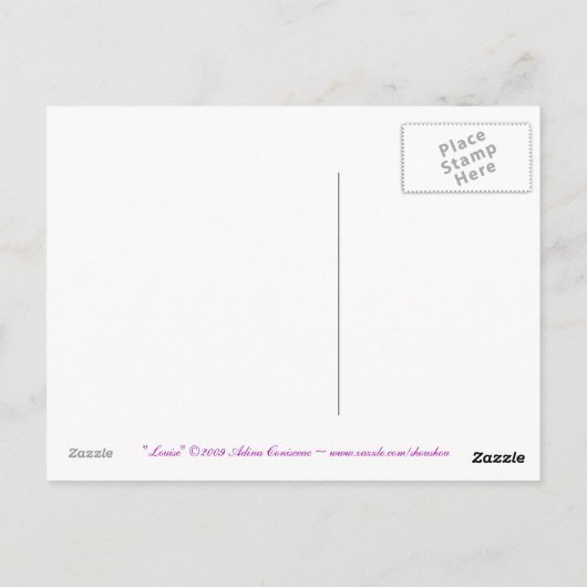 ルイーズ ポストカード (裏面)