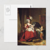 ルイーズ・ル・ブラン – マリー・アントワネットとその子ども ポストカード (正面/裏面)