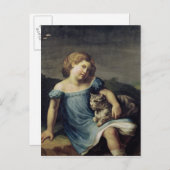 ルイーズ・ヴェルネットの子としてのポートレート, 1818-19 ポストカード (正面/裏面)