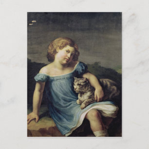ルイーズ・ヴェルネットの子としてのポートレート, 1818-19 ポストカード