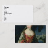 ルイーズHippolyte (1687-1731年)のポートレート、プリンセス 名刺 (正面/裏面)