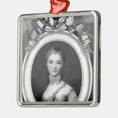 ルイーズHonorine Crozat du Chatelのポートレート メタルオーナメント (左)