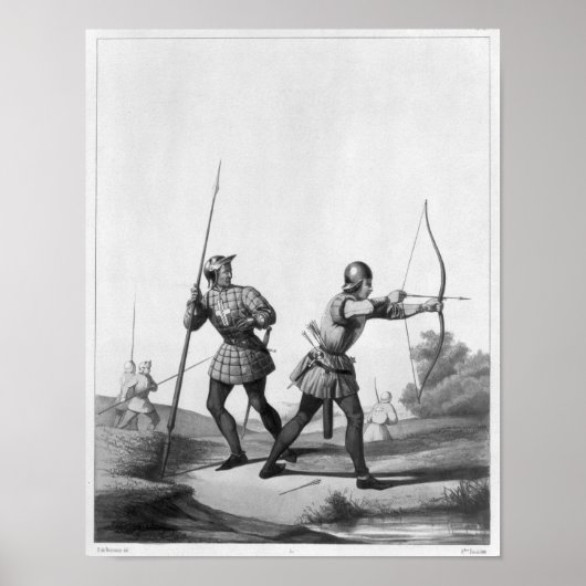 ルイ十一世の治世の自由な射手 ポスター (正面)