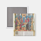 ルイ十一世への回想録の発表 マグネット (正面/裏面)