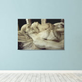 ルイ十二世とブルターニュのアンの像 キャンバスプリント (インサイチュ (ウッドフロア))