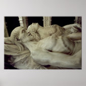 ルイ十二世とブルターニュのアンの像 ポスター (正面)