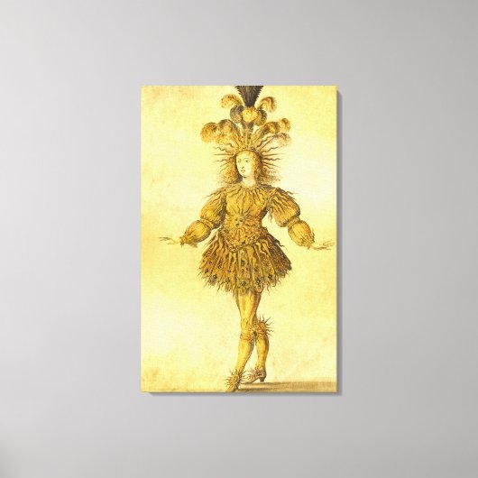 ルイ十四世フランス キャンバスプリント (正面)