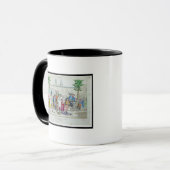 ルイ寺院に連れて行かれるXVIおよび彼の家族 マグカップ (正面左)