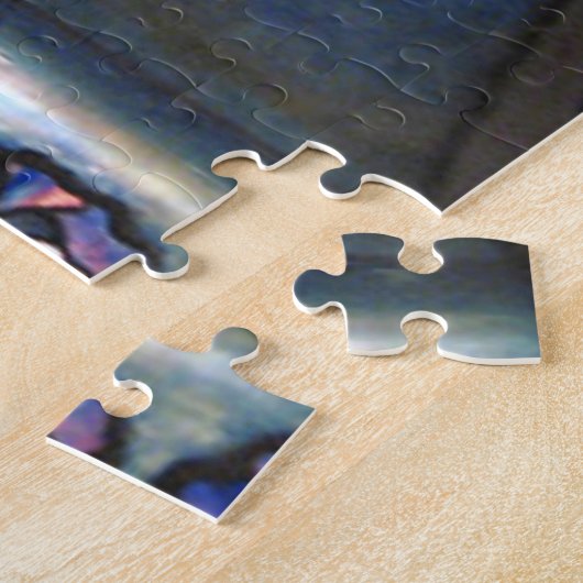 ルイ心地よいティファニー – ステンドグラス4マグノリアス ジグソーパズル (側面)