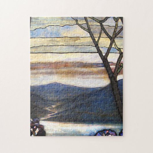 ルイ心地よいティファニー – ステンドグラス4マグノリアス ジグソーパズル (縦)