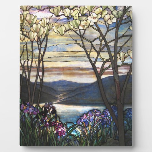 ルイ心地よいティファニー – ステンドグラス4マグノリアス フォトプラーク (正面)