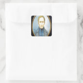 ルイ点字有名引用文 スクエアシール (バッグ)