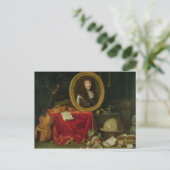 ルイ王のポートレートと静物生活 ポストカード (スタンド正面)