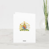 ルイ王子が1歳の誕生日を祝う カード (裏面)