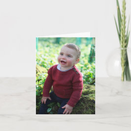 ルイ王子が1歳の誕生日を祝う カード