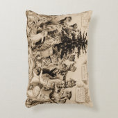 ルイ飾ワーインの猫のクリスマスツリー アクセントクッション (正面(垂直))