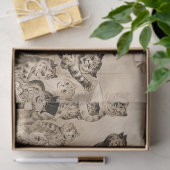 ルイ飾ワーインの猫のクリスマスツリー 薄葉紙 (ギフト)