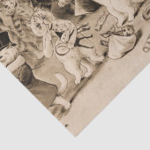 ルイ飾ワーインの猫のクリスマスツリー 薄葉紙 (詳細)