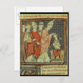 ルイ1世の戴冠式「信心家」 ポストカード (正面/裏面)