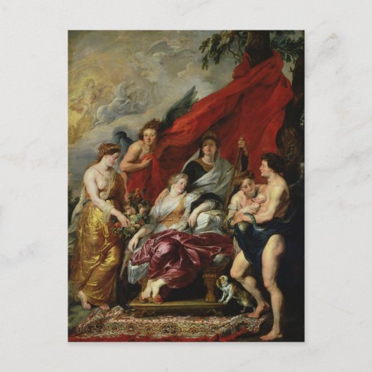 ルイ13世の誕生アットフォンテーヌブロー ポストカード (正面)