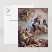 ルイ13世 教会を捧げる ポストカード (正面/裏面)