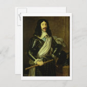 ルイ13世(1601-43)(油キャンバス) ポストカード (正面/裏面)