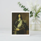 ルイ13世(1601-43)(油キャンバス) ポストカード (スタンド正面)