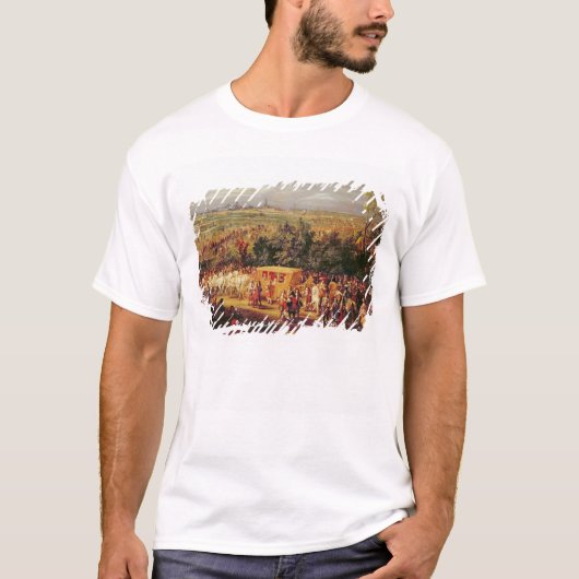 ルイ14世およびMarieテレーズの記入項目の Tシャツ (正面)
